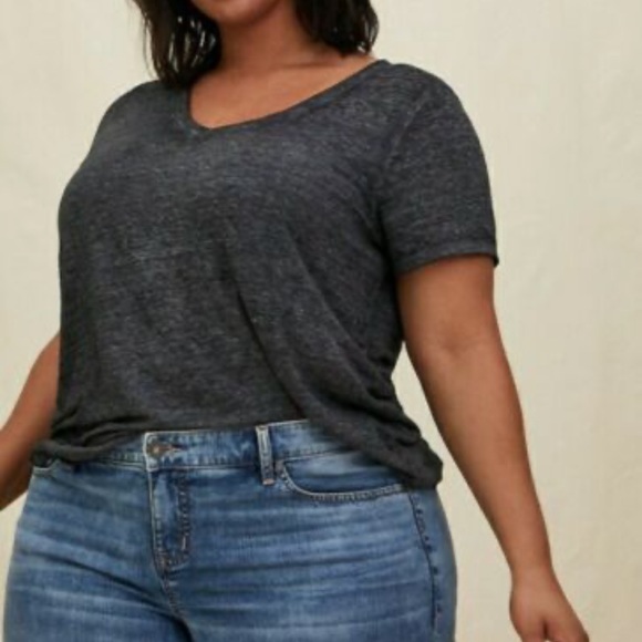 torrid Tops - Torrid Classic V-Neck Tee
